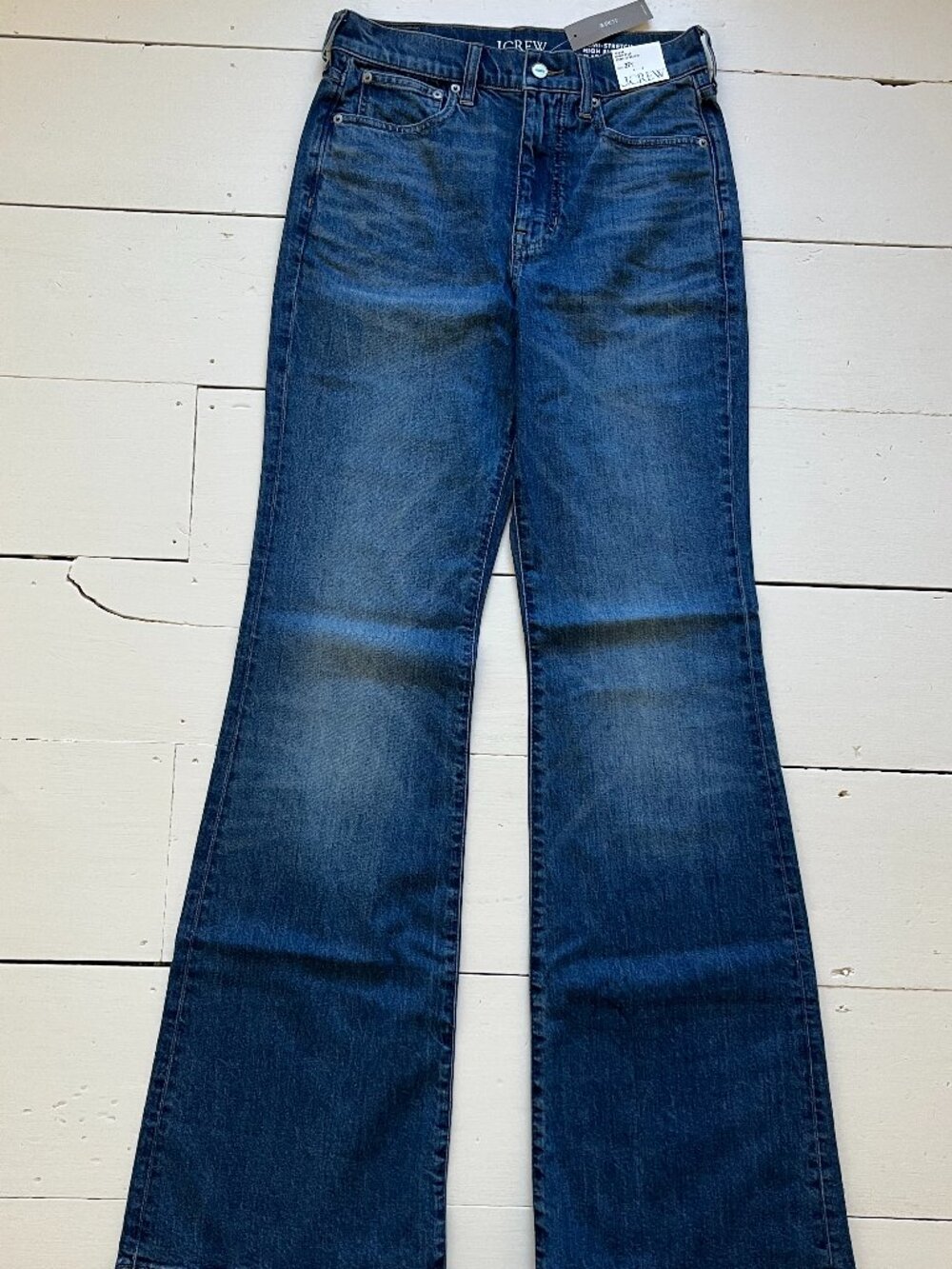 NWT-J.Crew Vintage Flare Jeans in Kate Wash Size 27 Tall